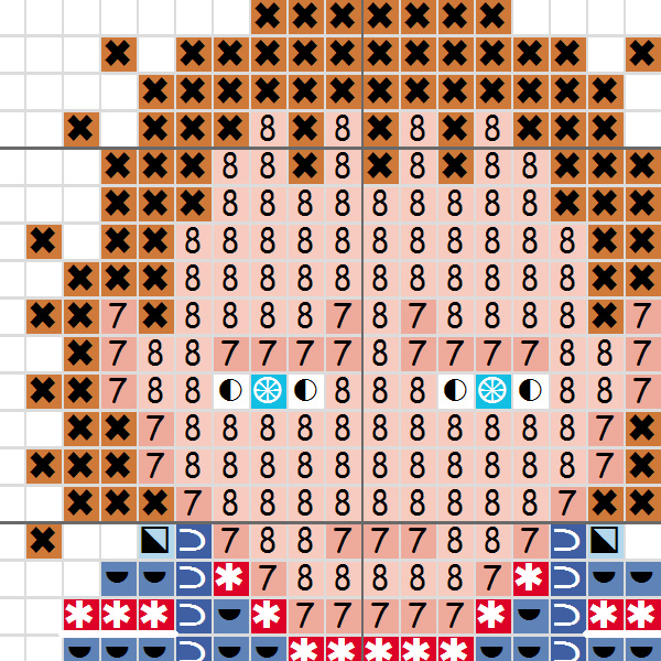 Child's Play - Chucky and Andy Cross-Stitch Pattern